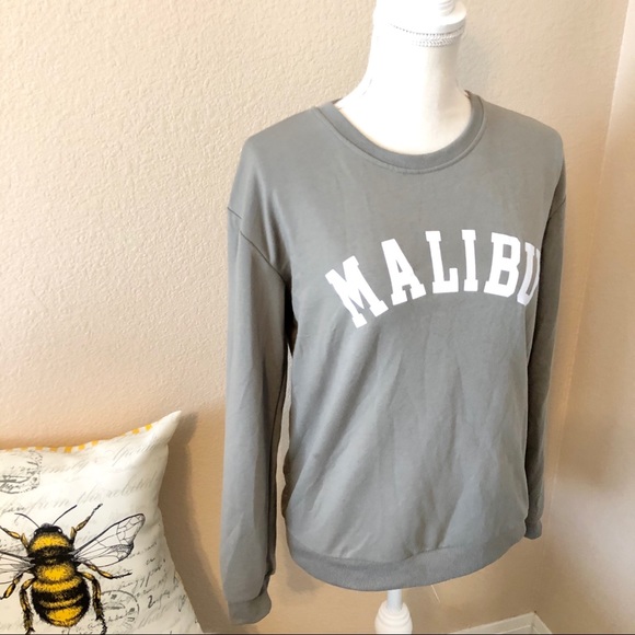 3/30 vintage gray malibu sweater pullover small - Picture 4 of 4